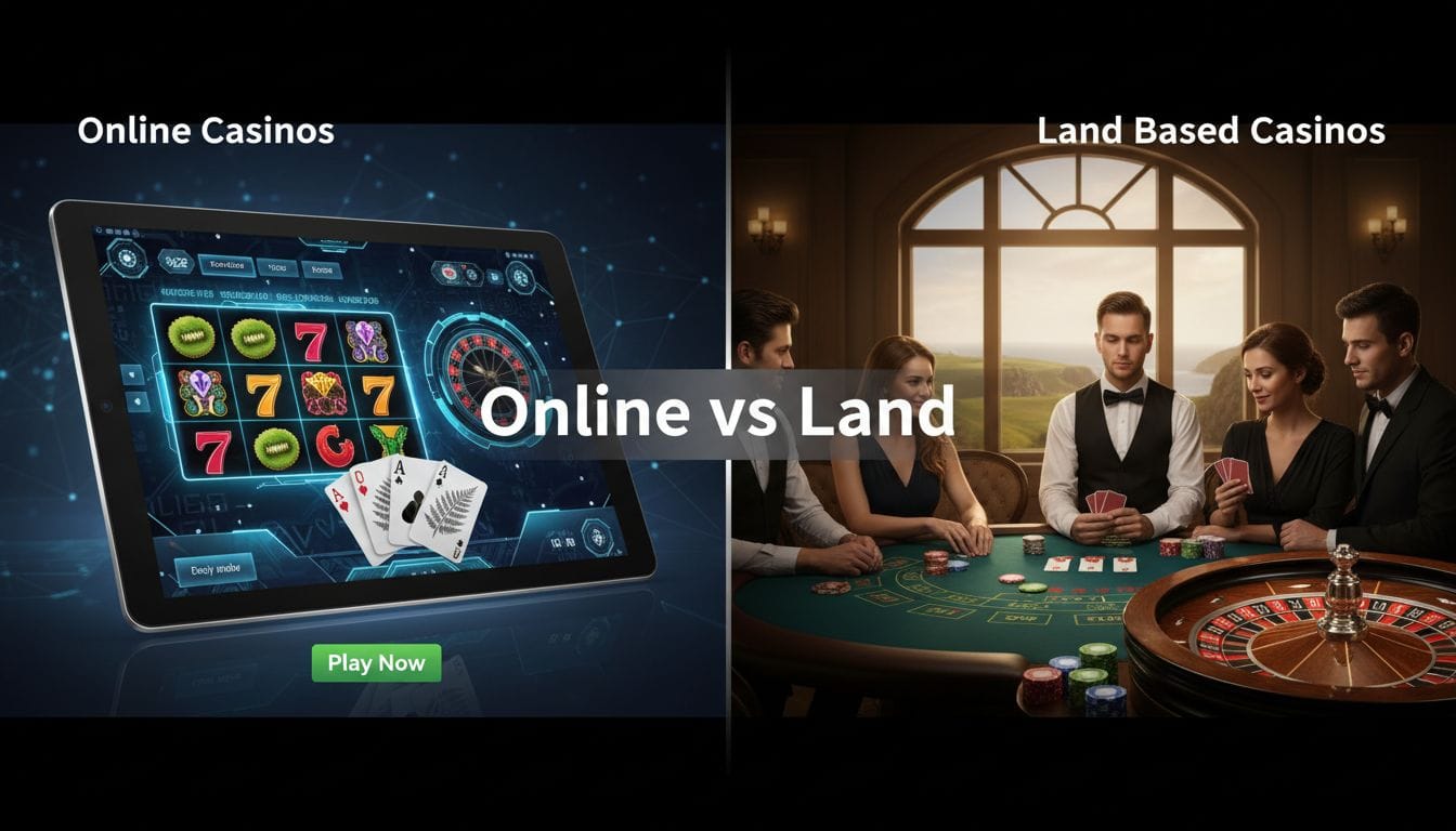 Online Casinos vs Land Based Casinos