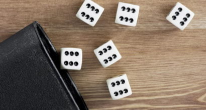 white casino dices